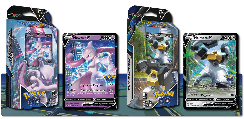 Baralho Batalha V Pok&eacute;mon GO Mewtwo Melmetal